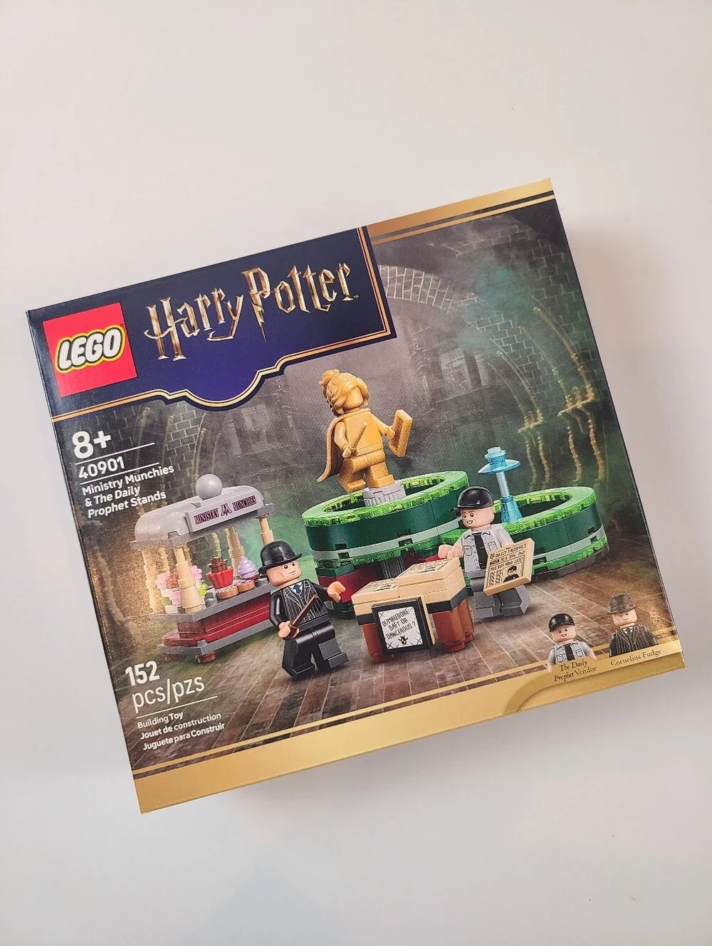 NEW Sealed LEGO Harry Potter Ministry Munchies & The Daily Prophet Stands (40901